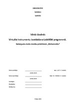 Реферат 'Virtuālo instrumentu izveidošana LabVIEW programmā', 1.