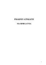 Отчёт по практике 'Prakses atskaite SIA "RIMI Latvia"', 1.