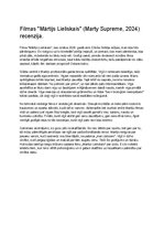 Эссе 'Filmas "Mārtijs Lieliskais" recenzija', 1.