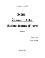 Реферат 'Svētā Žanna d`Arka', 1.