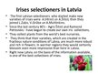 Презентация 'Irises Selection in Latvia', 6.