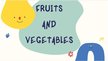 Презентация 'Fruits and vegetables', 1.