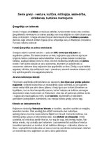 Конспект 'Seno grieķu vēsture, kultūra, mitoloģija, sabiedrība un kultūras mantojums', 1.