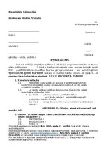 Образец документа 'Iesniegums', 1.