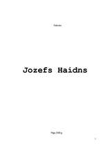 Конспект 'Jozefs Haidns', 1.