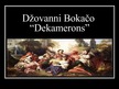 Презентация 'Džovanni Bokačo "Dekamerons"', 1.