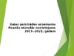 Презентация 'Gaļas pārstrādes uzņēmumu finanšu stāvokļa novērtējums 2019.-2021. gadam', 1.