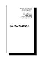 Реферат 'Neoplatonisms', 1.