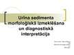 Презентация 'Urīna sedimenta morfoloģiskā izmeklēšana un diagnostiskā interpretācija', 1.