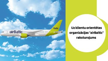 Презентация 'Uz klientu orientētas organizācijas ‘’airBaltic’’ raksturojums', 1.