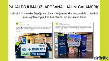 Презентация 'Uz klientu orientētas organizācijas ‘’airBaltic’’ raksturojums', 11.