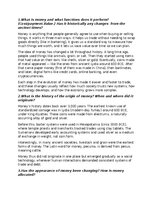 Эссе 'Everything about money (Viss par naudu)', 1.