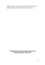 Отчёт по практике 'Pirmsskolas skolotāja pedagoģiskā prakse', 14.