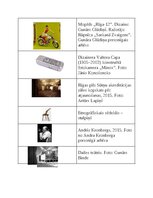 Конспект 'Latvijas kultūras kanons', 7.