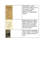 Конспект 'Latvijas kultūras kanons', 17.