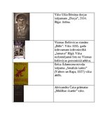 Конспект 'Latvijas kultūras kanons', 19.