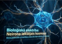 Презентация 'Bioloģiskā elektrība: neirona iekšējais kosmoss', 1.