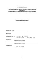 Отчёт по практике 'Anestezioloģijas prakses dienasgrāmata', 1.