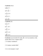 Образец документа 'Treniņa lapa par aprēķiniem ar pamatdaļām', 2.