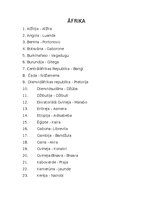 Конспект 'Visas pasaules valstis un to galvaspilsētas', 1.