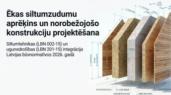 Презентация 'Ēkas siltumzudumu aprēķins un norobežojošo konstrukciju projektēšana', 1.