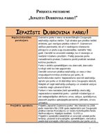 Образец документа 'Projekta pieteikums "Iepazīsti Dubrovina parku!"', 1.