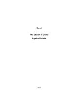 Реферат 'Agatha Christie "The Queen of Crime"', 1.