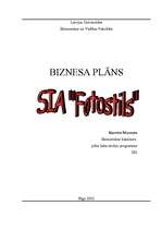 Бизнес план 'SIA "Fotostils" biznesa plāns', 1.