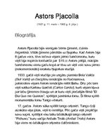 Реферат 'Astors Pjacolla (Astor Piazzolla )', 2.