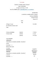 Образец документа 'Akts par tirdzniecības komandas izveidi', 1.