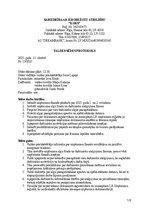 Образец документа 'Valdes sēdes protokols', 1.