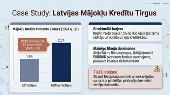 Презентация 'Procentu likmju kāpums: ietekme uz kredītiem un patēriņu', 6.
