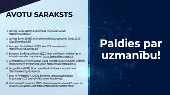 Презентация 'Procentu likmju kāpums: ietekme uz kredītiem un patēriņu', 17.