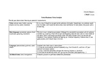 Образец документа 'Verbal business card: video analysis', 1.