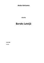 Конспект 'Baroks Latvijā', 11.