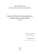 Реферат 'Uzņēmuma “Welcome Travel” mārketinga vides un stratēģijas analīze un darbības pl', 1.