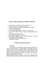 Реферат 'Ergonomic Guidelines for Arranging a Computer Workstation', 4.
