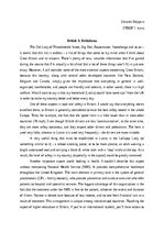 Эссе 'British and Britishness', 1.