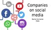 Презентация 'Companies on social media', 1.