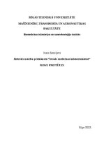 Реферат 'Roku protēzes', 1.