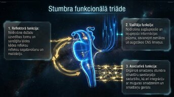 Презентация 'Nervu sistēmas arhitektūra un smadzeņu stumbrs', 5.