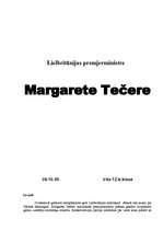 Реферат 'Margarete Tečere', 1.
