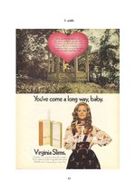Реферат 'Sešdesmito gadu sievietes statusa maiņas ietekme uz amerikāņu reklāmām', 23.