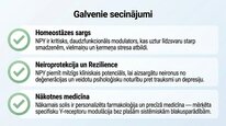 Презентация 'Neiropeptīds Y un galvenie neiromediatori', 25.
