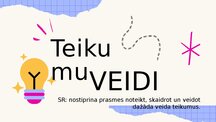 Презентация 'Teikumu veidi', 1.