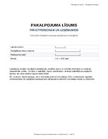 Образец документа 'Pakalpojuma līgums privātpersonām un uzņēmumiem', 10.
