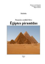 Реферат 'Ēģiptes piramīdas', 1.
