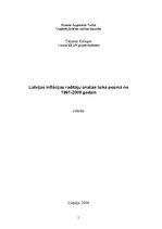 Реферат 'Latvijas inflācijas rādītāju analīze laika posmā no 1993.-1996.gadam', 1.