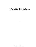 Реферат 'Felicity Chocolates', 1.