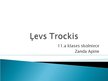 Презентация 'Ļevs Trockis', 1.